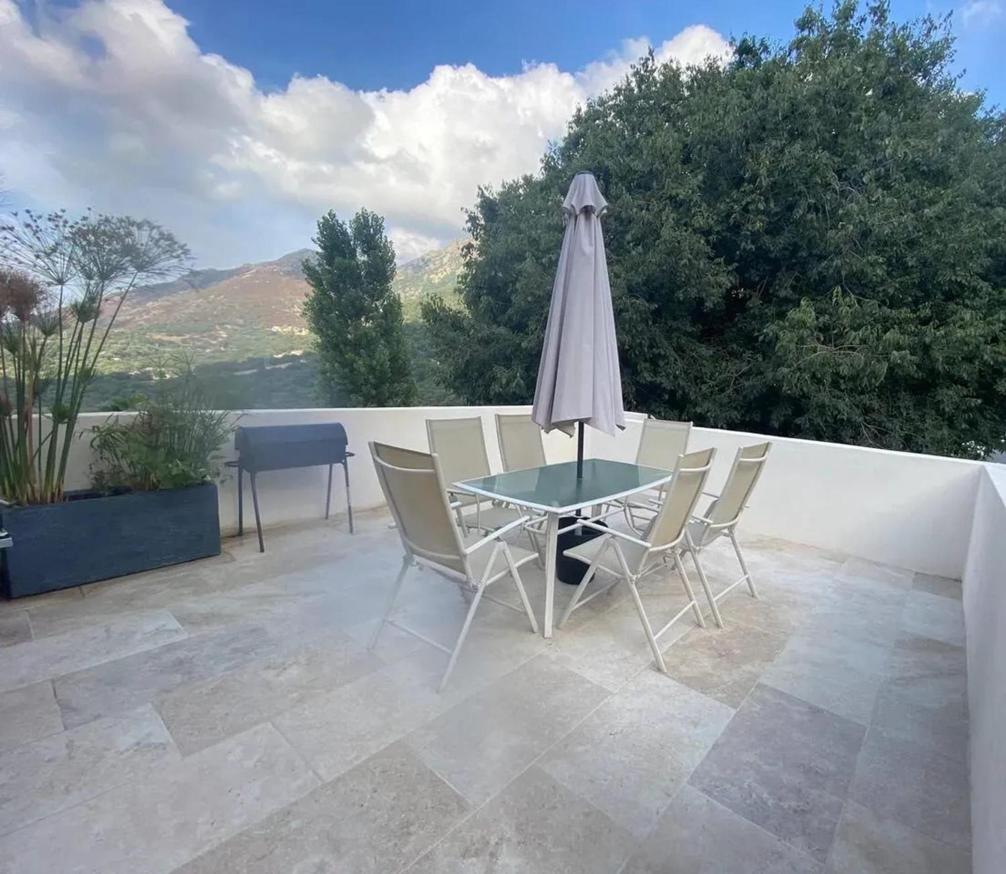Appartement Duplex Entre Mer Et Montagne Feliceto 80 M² Balcon المظهر الخارجي الصورة